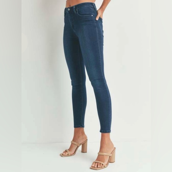 NWT Just Black Bestfriend’s Skinny Jeans Dark Denim Size 29 - Picture 2 of 12